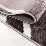 Parma Brown/Bruin Vloerkleed Laagpolig Tapijt