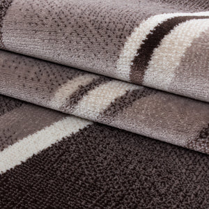 Parma Brown/Bruin Vloerkleed Laagpolig Tapijt