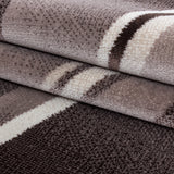 Parma Brown/Bruin Vloerkleed Laagpolig Tapijt