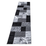 Parma Black/Zwart Vloerkleed Laagpolig Tapijt
