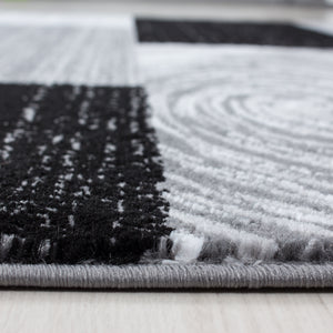 Parma Black/Zwart Vloerkleed Laagpolig Tapijt