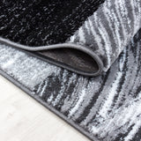 Parma Black/Zwart Vloerkleed Laagpolig Tapijt