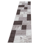 Parma Brown/Bruin Vloerkleed Laagpolig Tapijt
