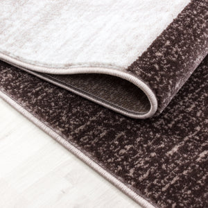 Parma Brown/Bruin Vloerkleed Laagpolig Tapijt