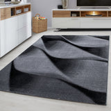 Parma Black/Zwart Vloerkleed Laagpolig Tapijt