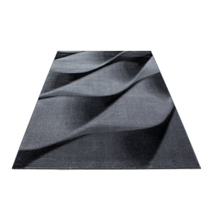 Parma Black/Zwart Vloerkleed Laagpolig Tapijt