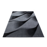 Parma Black/Zwart Vloerkleed Laagpolig Tapijt