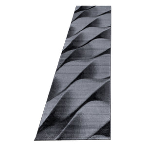 Parma Black/Zwart Vloerkleed Laagpolig Tapijt
