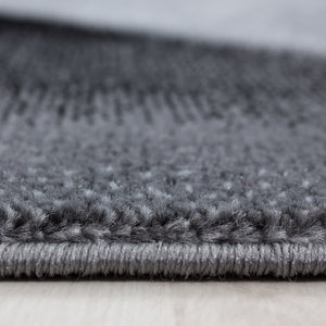 Parma Black/Zwart Vloerkleed Laagpolig Tapijt