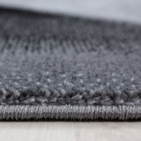 Parma Black/Zwart Vloerkleed Laagpolig Tapijt