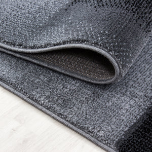 Parma Black/Zwart Vloerkleed Laagpolig Tapijt