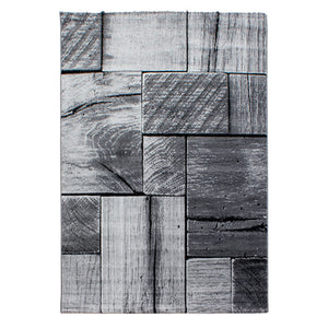 Parma Black/Zwart Vloerkleed Laagpolig Tapijt