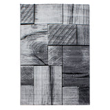 Parma Black/Zwart Vloerkleed Laagpolig Tapijt