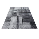 Parma Black/Zwart Vloerkleed Laagpolig Tapijt