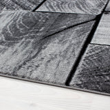 Parma Black/Zwart Vloerkleed Laagpolig Tapijt