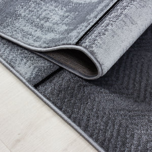 Parma Black/Zwart Vloerkleed Laagpolig Tapijt