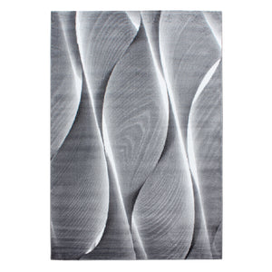Parma Black/Zwart Vloerkleed Laagpolig Tapijt