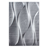 Parma Black/Zwart Vloerkleed Laagpolig Tapijt