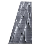 Parma Black/Zwart Vloerkleed Laagpolig Tapijt