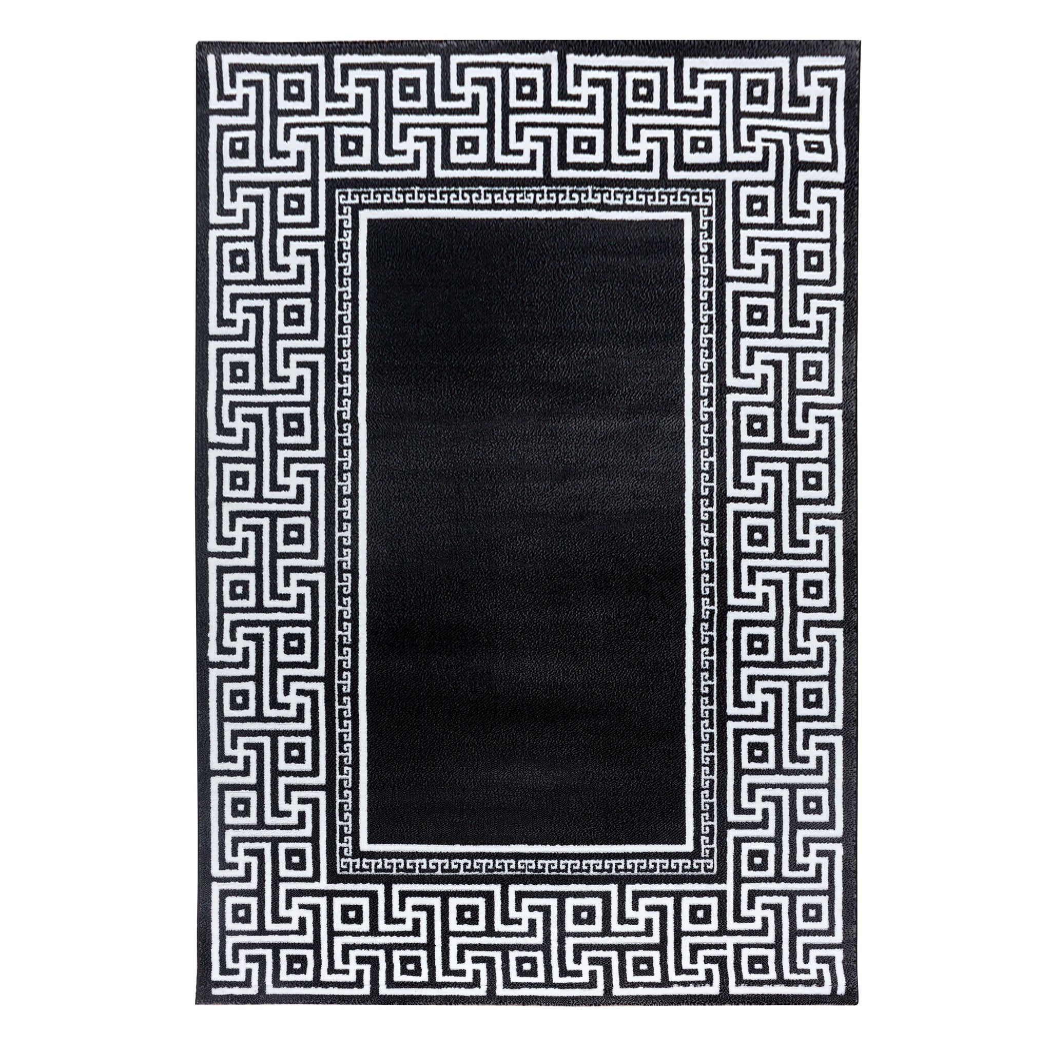 Parma Black/Zwart Vloerkleed Laagpolig Tapijt