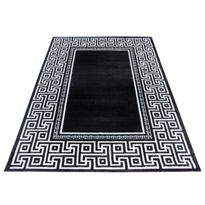 Parma Black/Zwart Vloerkleed Laagpolig Tapijt