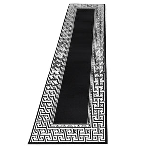 Parma Black/Zwart Vloerkleed Laagpolig Tapijt