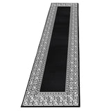 Parma Black/Zwart Vloerkleed Laagpolig Tapijt