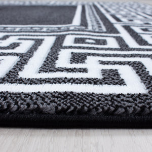 Parma Black/Zwart Vloerkleed Laagpolig Tapijt