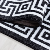 Parma Black/Zwart Vloerkleed Laagpolig Tapijt