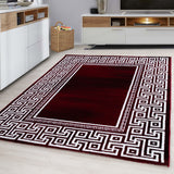 Parma Red/Rood Vloerkleed Laagpolig Tapijt