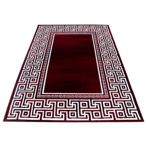 Parma Red/Rood Vloerkleed Laagpolig Tapijt