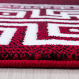 Parma Red/Rood Vloerkleed Laagpolig Tapijt
