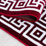 Parma Red/Rood Vloerkleed Laagpolig Tapijt