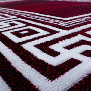 Parma Red/Rood Vloerkleed Laagpolig Tapijt