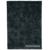 Fluffy vloerkleed Antraciet/Donkergrijs