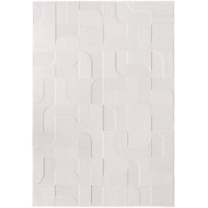 Doha 1651 Simply Crème Japandi Modern Design Vloerkleed Indoor/Outdoor Tapijt