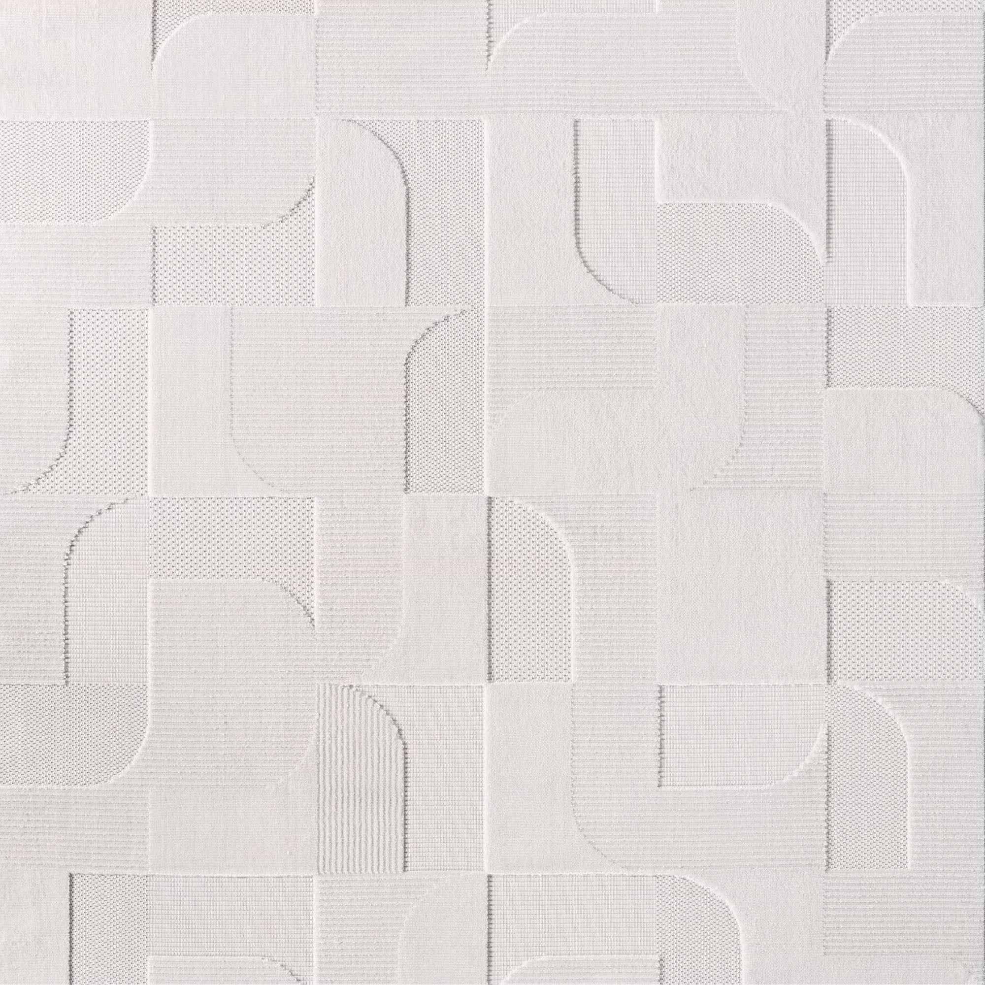 Doha 1651 Simply Crème Japandi Modern Design Vloerkleed Indoor/Outdoor Tapijt