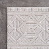 Doha 1652 Simply Crème Japandi Modern Design Vloerkleed Indoor/Outdoor Tapijt