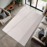 Doha 1653 Simply Crème Japandi Modern Design Vloerkleed Indoor/Outdoor Tapijt