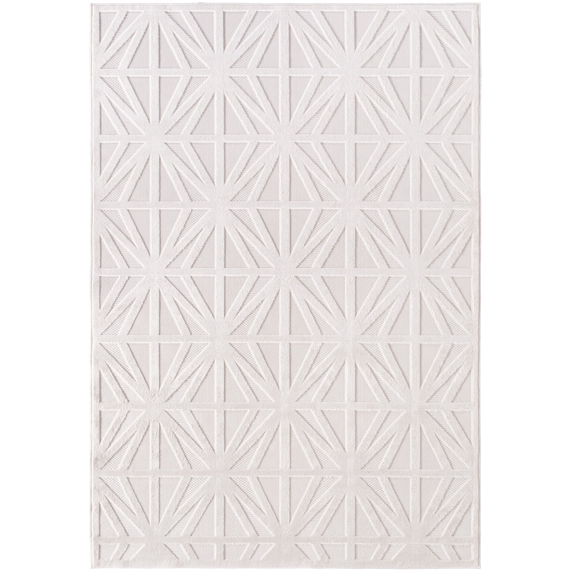 Doha 1655 Simply Crème Japandi Modern Design Vloerkleed Indoor/Outdoor Tapijt