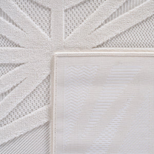 Doha 1655 Simply Crème Japandi Modern Design Vloerkleed Indoor/Outdoor Tapijt