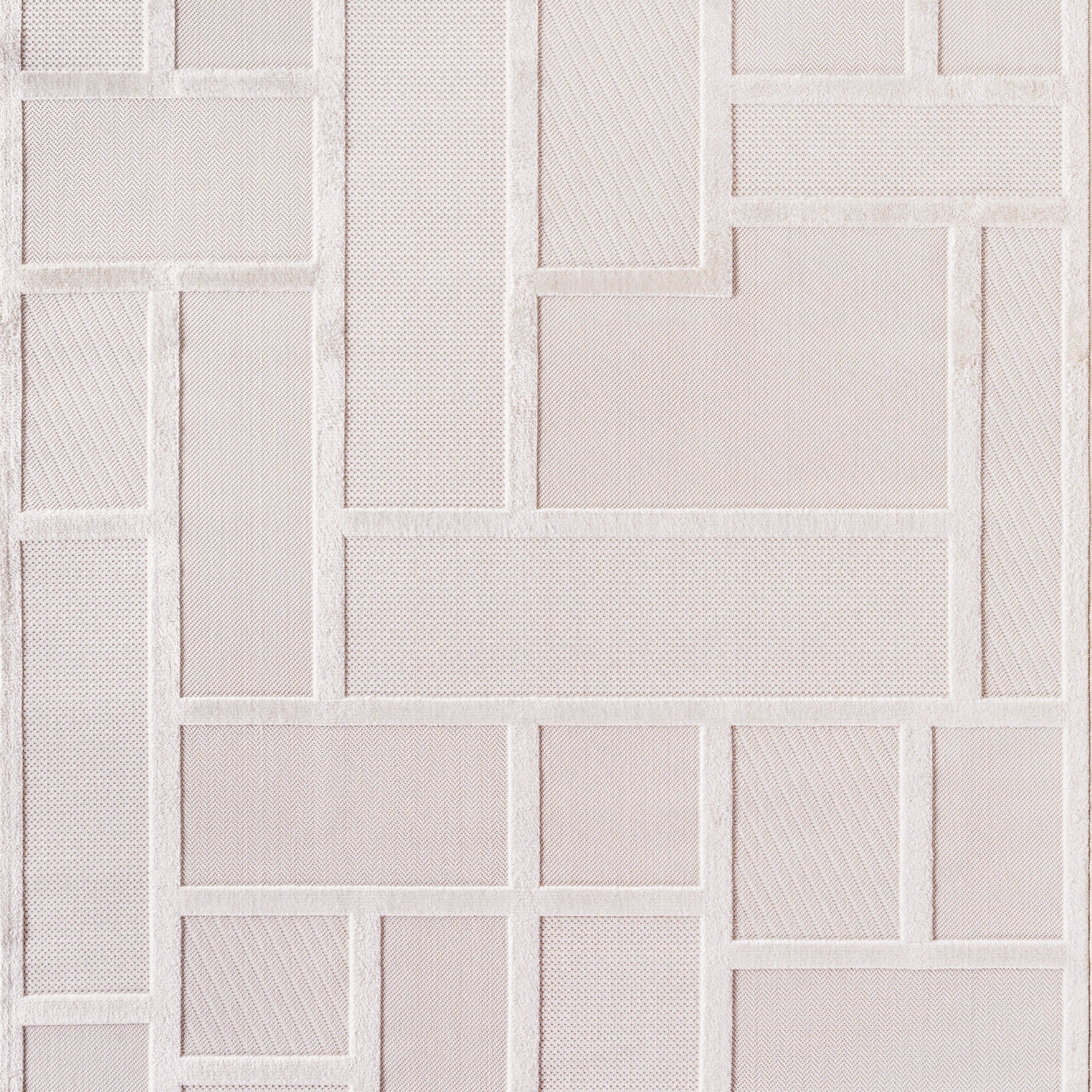 Doha 1657 Simply Crème Japandi Modern Design Vloerkleed Indoor/Outdoor Tapijt