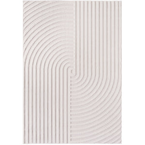 Doha 1658 Simply Crème Japandi Modern Design Vloerkleed Indoor/Outdoor Tapijt