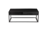 Salontafel 'Madeira' met lade Mango hout zwart