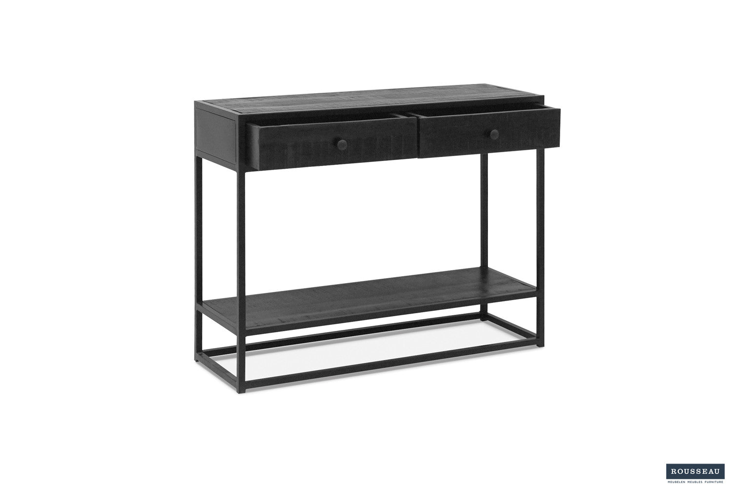 Console 'Ace' Mango hout Zwart