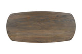 Tafel 'Tommy' 220x100 cm Deens Ovaal U-Poot Mango hout Tabaco