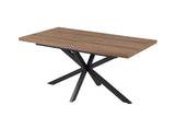 Uitschuifbare tafel 'Kos' 160-200 cm Donkerbruin