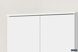 Opbergkast 'Ray' 2 deuren en 4 legplanken Wit