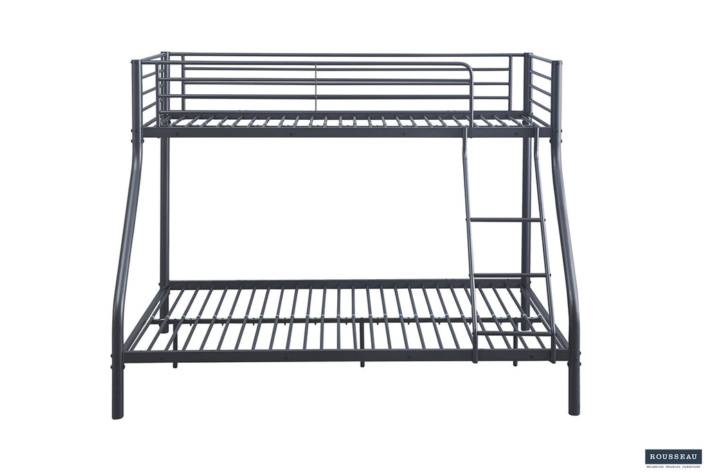 Stapelbed 'Trio' metaal140/90x200 Donkergrijs