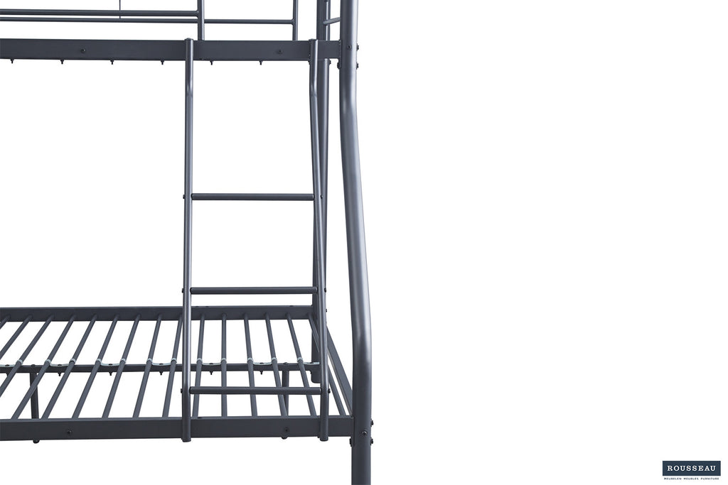 Stapelbed 'Trio' metaal140/90x200 Donkergrijs